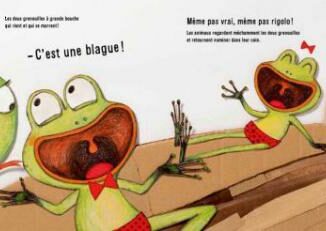 Les deux grenouilles à grande bouche, Pierre Delye, Cécile Hudrisier, Didier Jeunesse