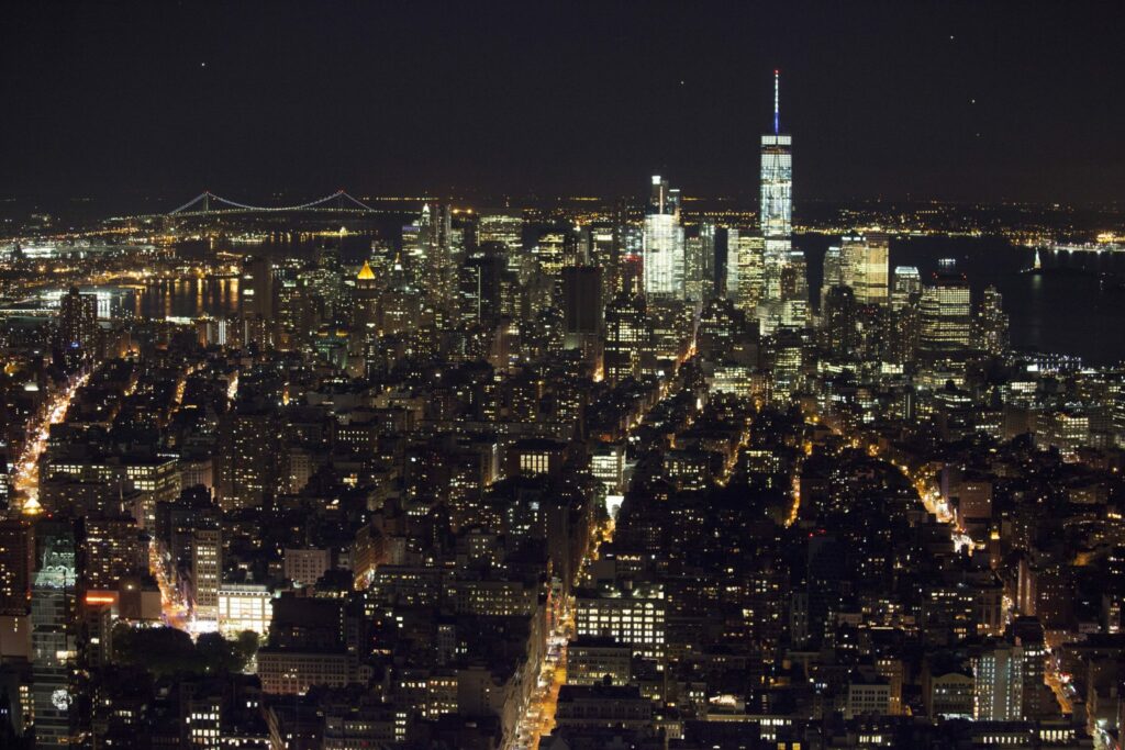 New York, Rockefeller Center, Top of the Rock, Empire State Building, One World Observatory